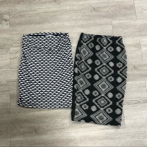 2 women’s pencil skirts Size XS
